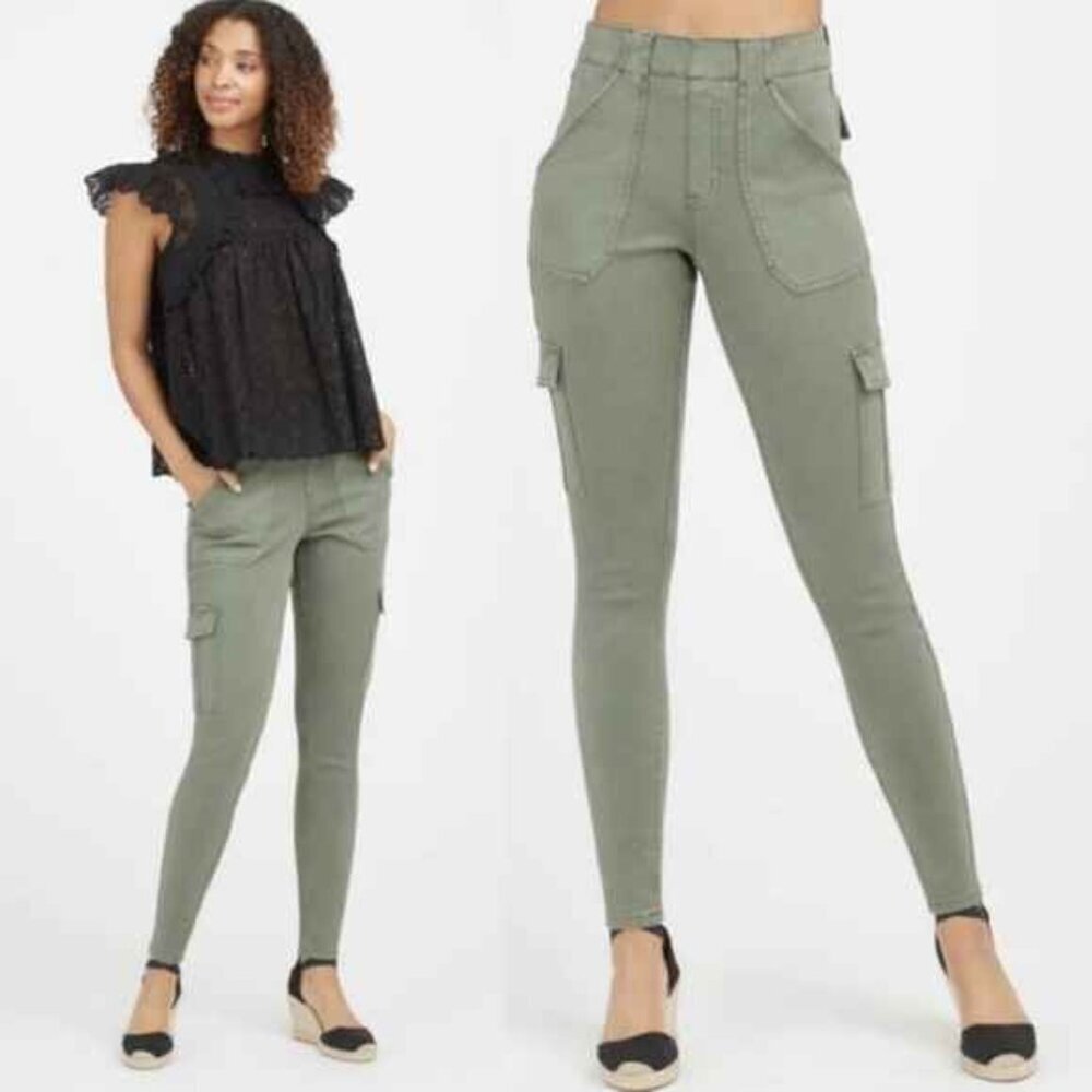 Spanx Stretch Twill Ankle Cargo Pant size S/P